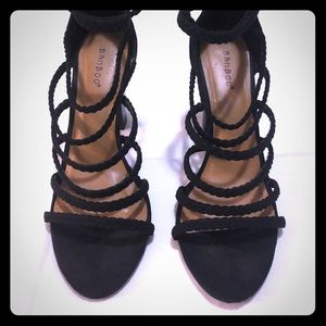 Sexy Bamboo Block Heel